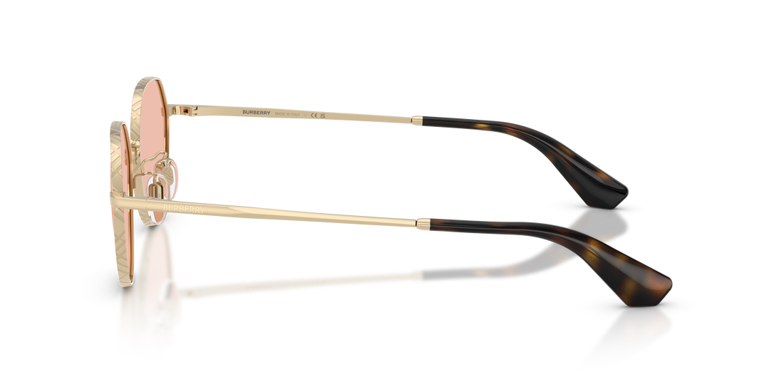 Occhiali da sole burberry be3173d 110984 dorado round unisex taglia 51mm - Vista dettagliata