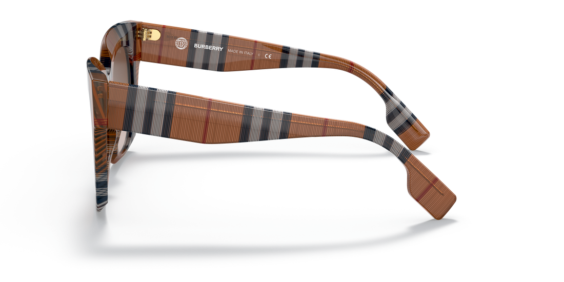 Óculos de sol burberry be4364 kitty 396713 femenino tamanho 49mm - Vista de detalhe