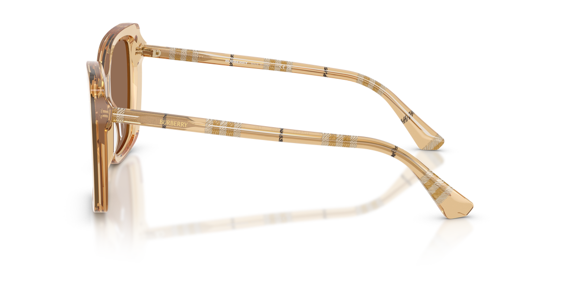 Occhiali da sole burberry be4456 416773 beige square femenino taglia 54mm - Vista dettagliata