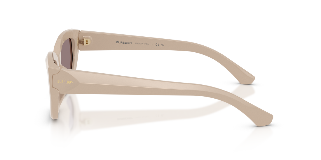 Occhiali da sole burberry be4463d 42447n beige cat eye femenino taglia 54mm - Vista dettagliata