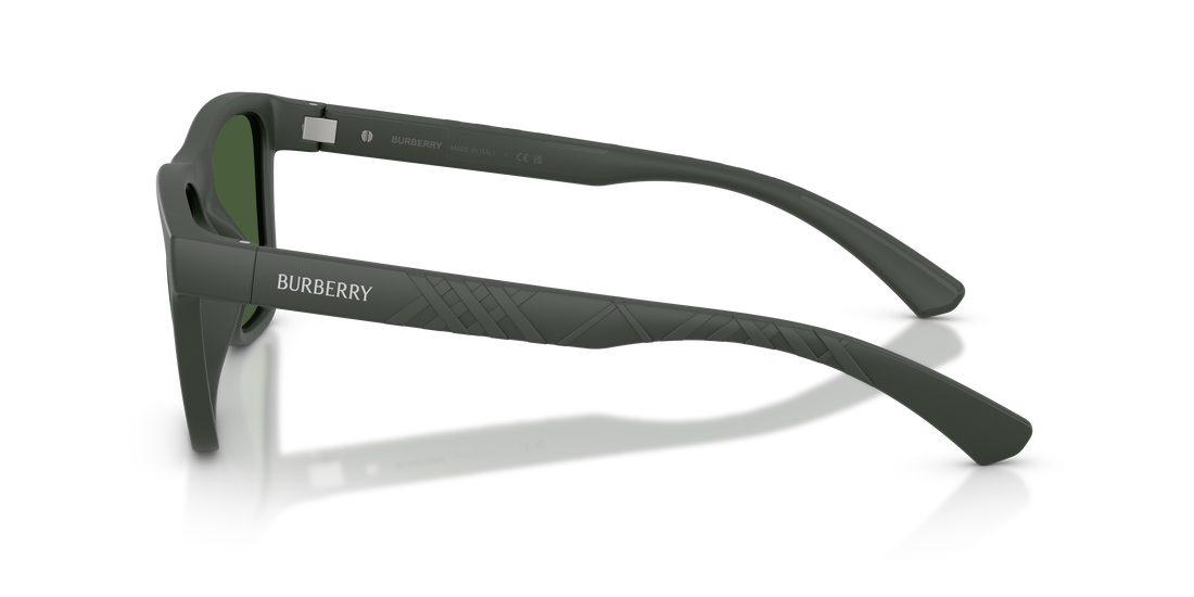 Óculos de sol burberry be4482u 423271 verde square masculino tamanho 55mm - Vista de detalhe