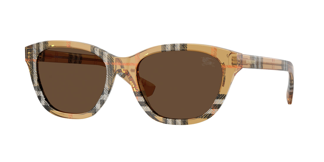 Óculos de sol burberry be4486 416373 marron rectangular femenino tamanho 54mm - Vista principal