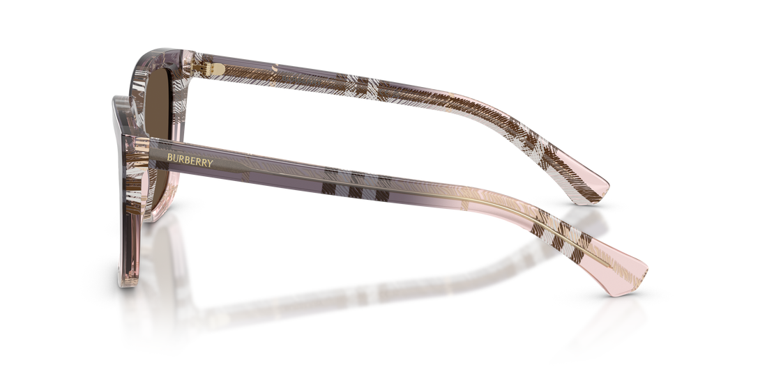 Óculos de sol burberry be4487 422073 rosa square femenino tamanho 52mm - Vista de detalhe