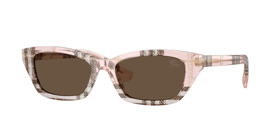 Óculos de sol burberry be4488 422173 rosa rectangular femenino tamanho 52mm - Vista principal
