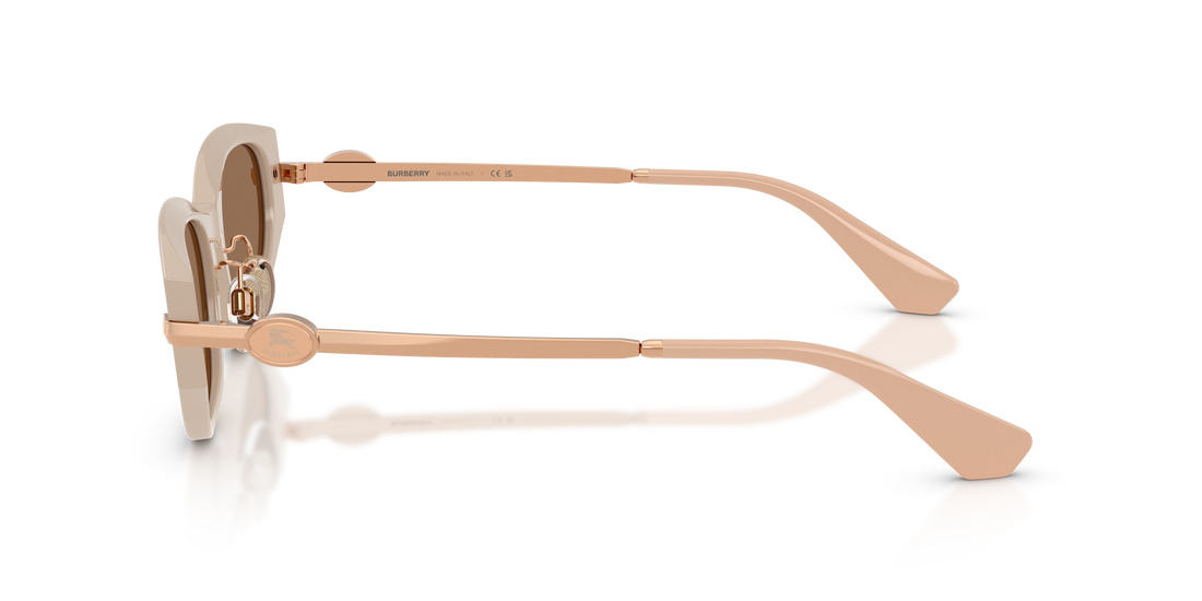 Occhiali da sole burberry be4493d 424473 beige irregular femenino taglia 56mm - Vista dettagliata