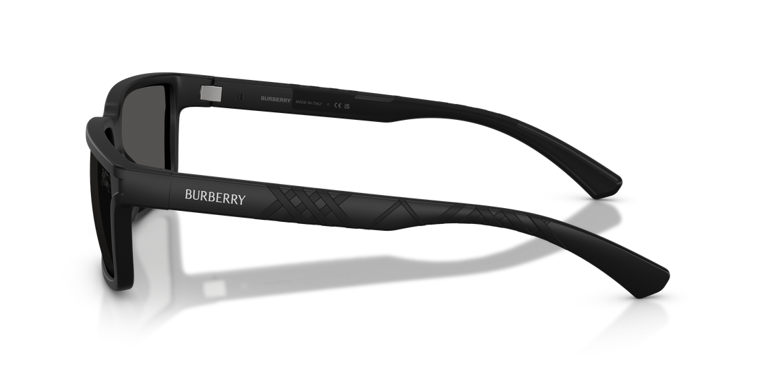 Occhiali da sole burberry be4495d 346487 negro rectangular masculino taglia 61mm - Vista dettagliata