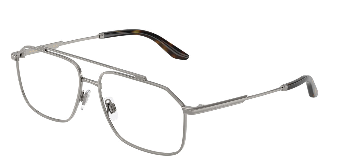 Lunettes de vue dolce & gabbana dg1364 04 gris pilot masculino taille 56mm - Vue principale