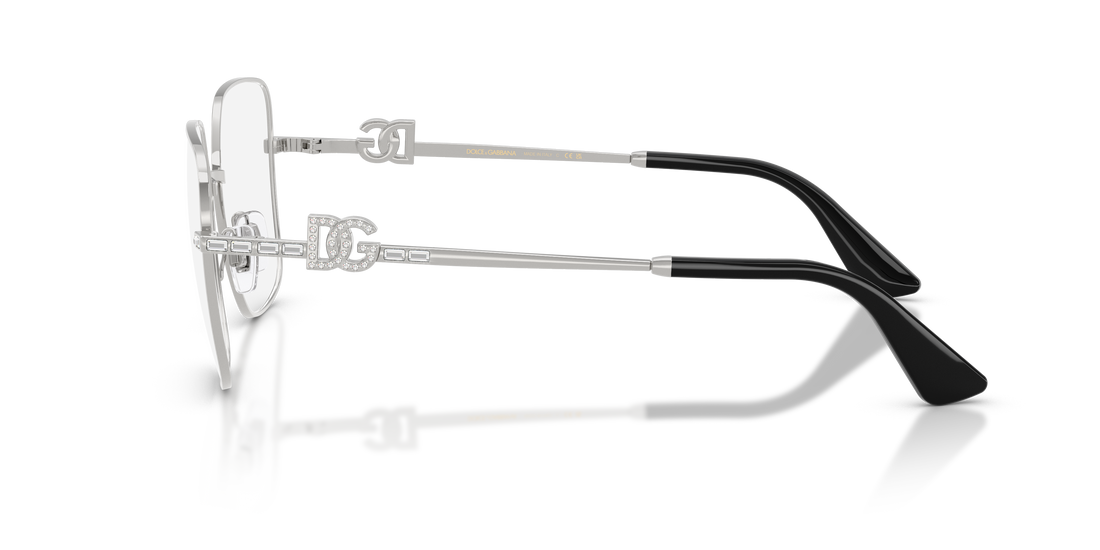 Prescription glasses dolce & gabbana dg1367b 05 plateado square femenino size 54mm - Detailed view