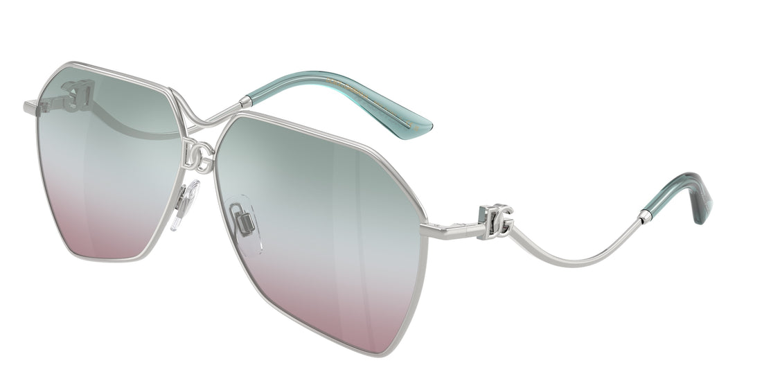 Occhiali da sole dolce & gabbana dg2326 05/el plateado pilot femenino taglia 62mm - Vista principale