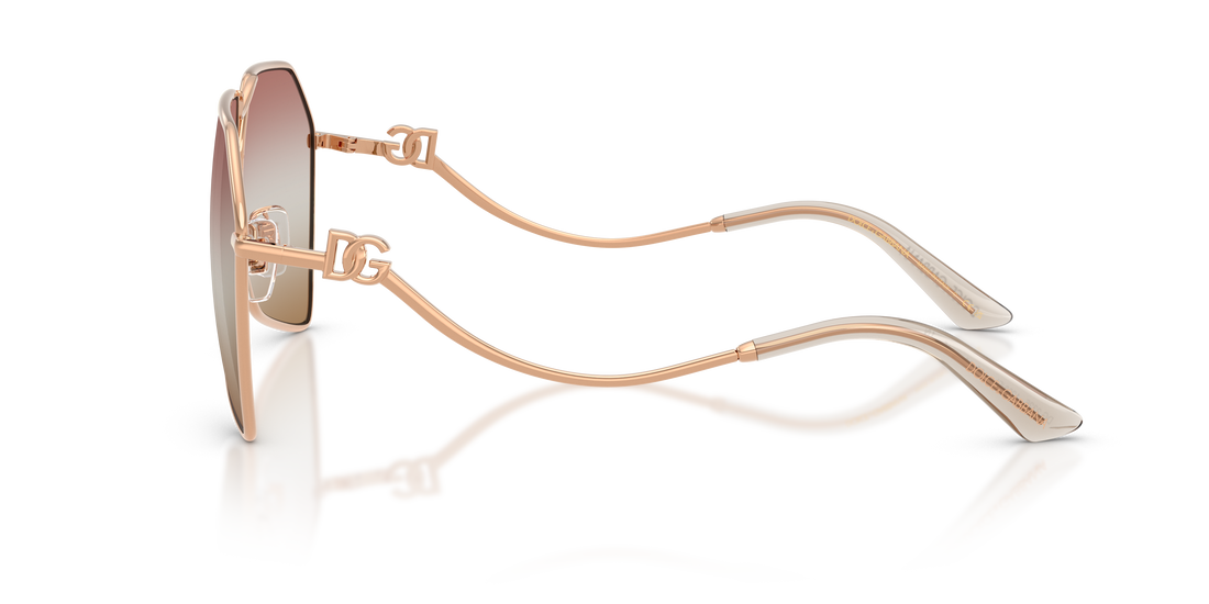 Occhiali da sole dolce & gabbana dg2326 1298el dorado pilot femenino taglia 62mm - Vista dettagliata