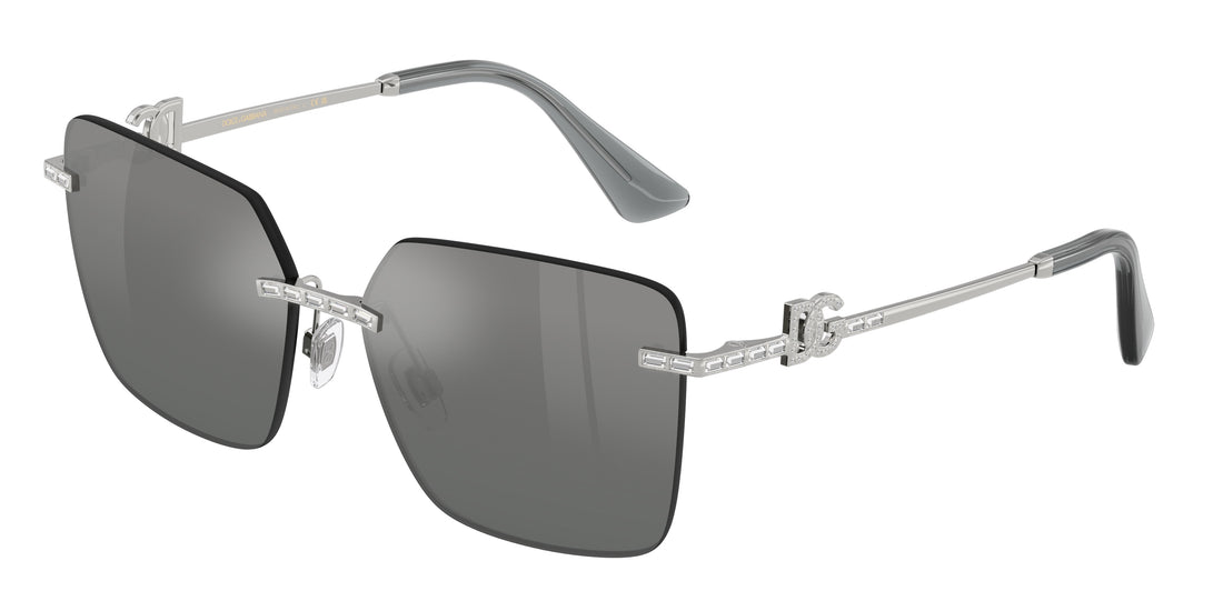 Lunettes de soleil dolce & gabbana dg2332b 05/88 plateado square femenino taille 59mm - Vue principale