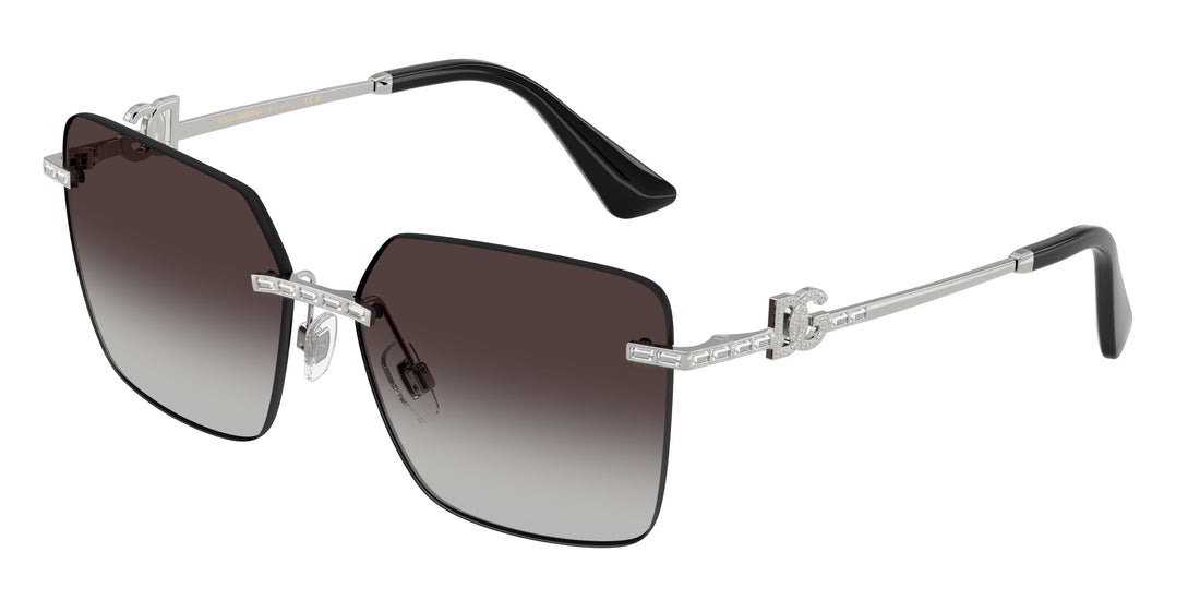 Lunettes de soleil dolce & gabbana dg2332b 05/8g plateado square femenino taille 59mm - Vue principale