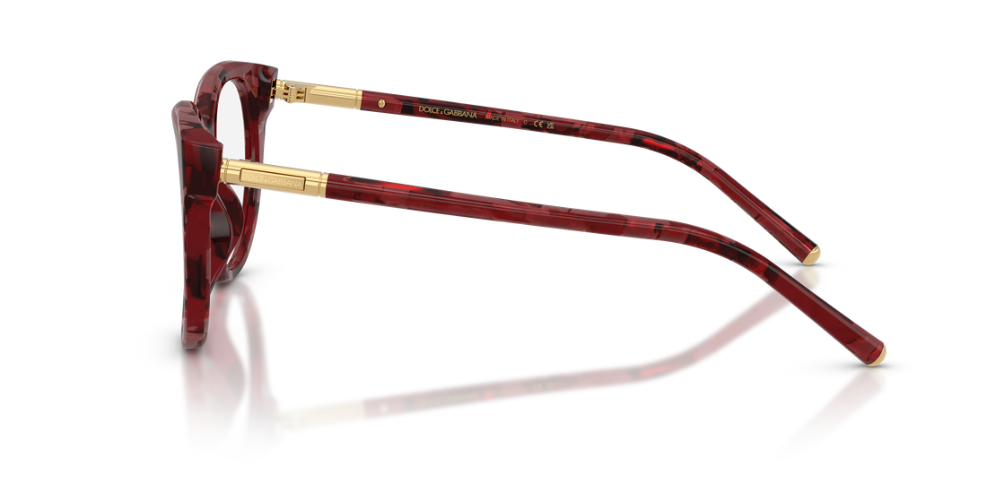 Brillen dolce & gabbana dg3433 3463 rojo pantos femenino größe 53mm - Detailansicht