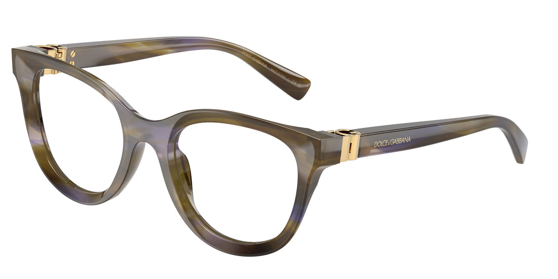Lunettes de vue dolce & gabbana dg3437 3447 verde pantos femenino taille 51mm - Vue principale