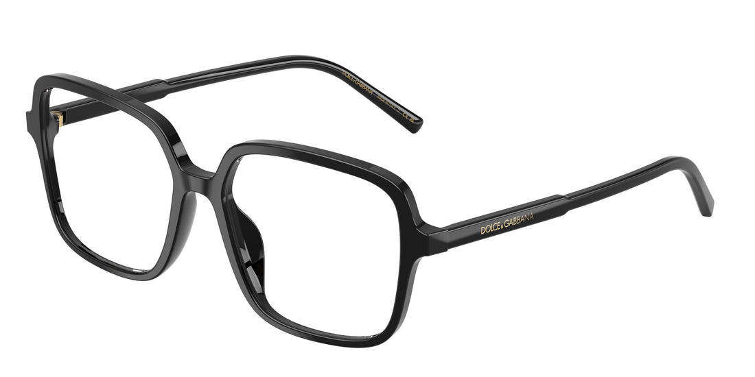 Prescription glasses dolce & gabbana dg3442 501 negro square femenino size 53mm - Main view
