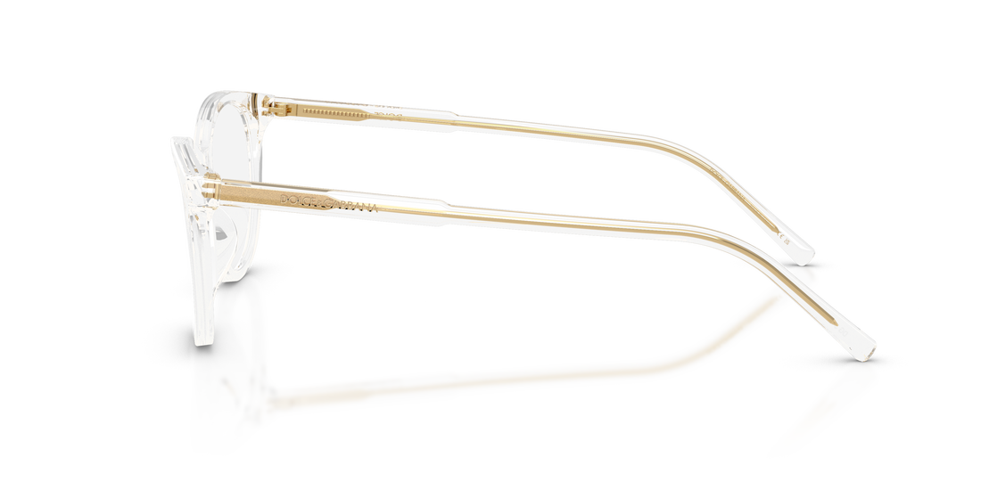 Prescription glasses dolce & gabbana dg3443 3133 transparente cat eye femenino size 55mm - Detailed view