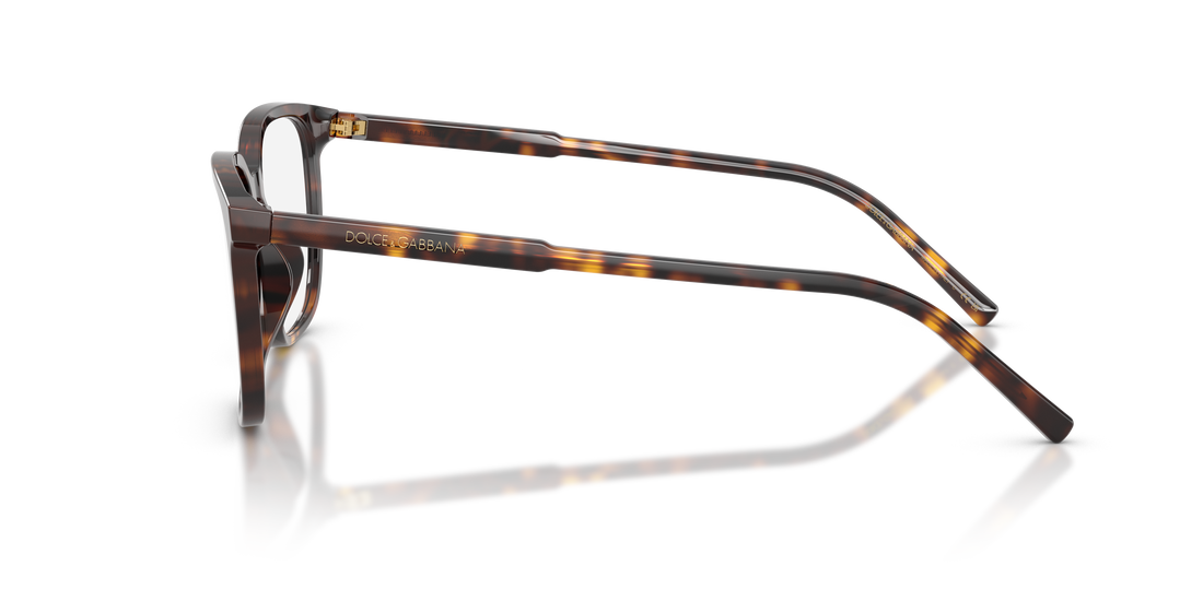 Lunettes de vue dolce & gabbana dg3445 502 havana square masculino taille 53mm - Vue détaillée