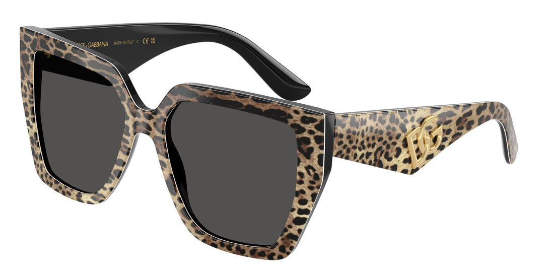 Occhiali da sole dolce & gabbana dg4438 316387 marron square femenino taglia 55mm - Vista principale