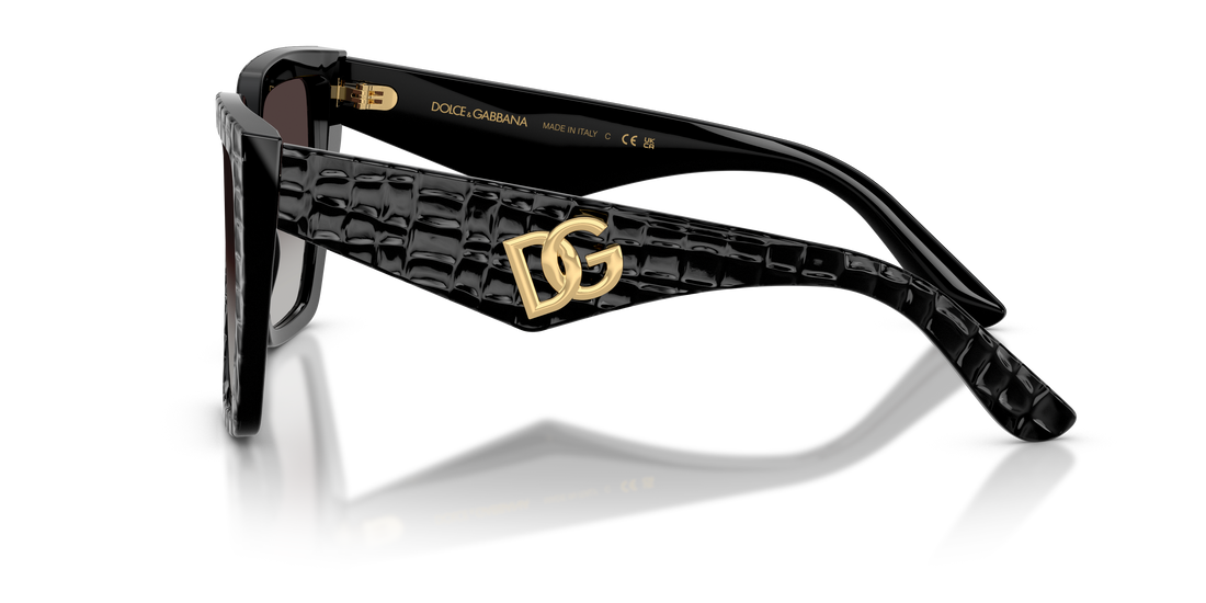 Occhiali da sole dolce & gabbana dg4438 32888g negro square femenino taglia 55mm - Vista dettagliata