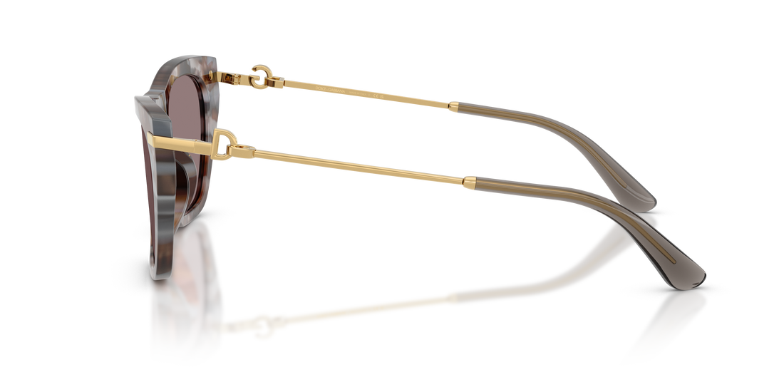 Lunettes de soleil dolce & gabbana dg4511 34457n havana square femenino taille 55mm - Vue détaillée