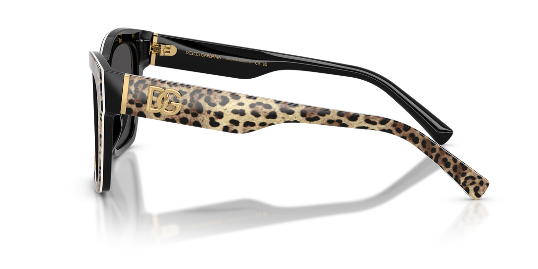 Lunettes de soleil dolce & gabbana dg4512 316387 marron square femenino taille 53mm - Vue détaillée