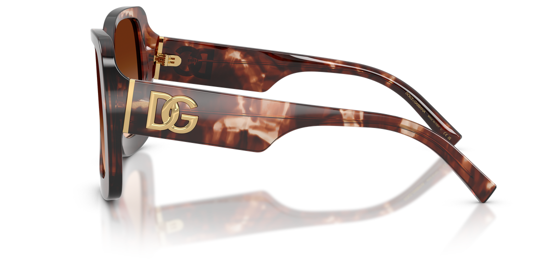 Lunettes de soleil dolce & gabbana dg4513 322274 rojo square femenino taille 55mm - Vue détaillée