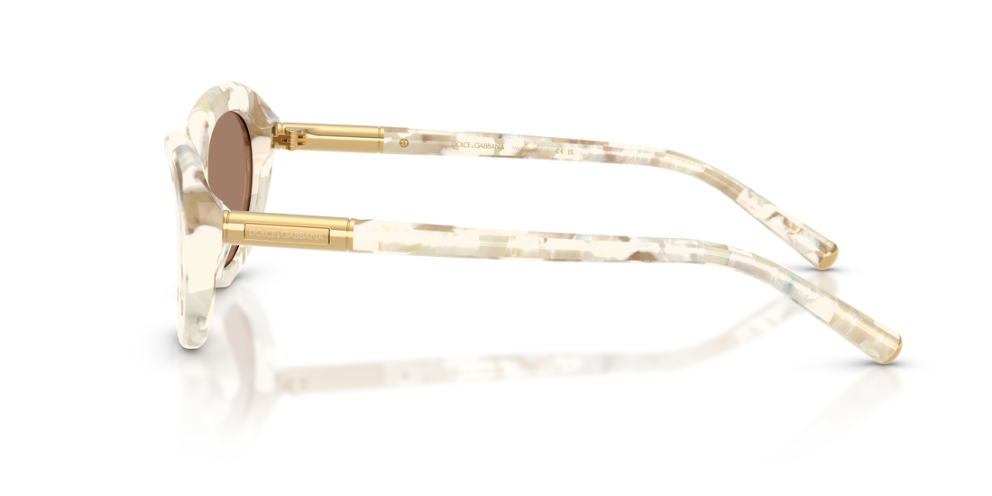 Lunettes de soleil dolce & gabbana dg4519 346173 blanco oval femenino taille 54mm - Vue détaillée