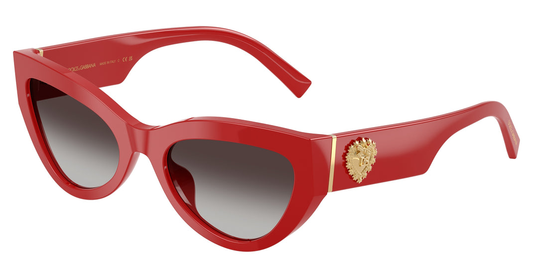 Lunettes de soleil dolce & gabbana dg4536 30888g rojo cat eye femenino taille 55mm - Vue principale