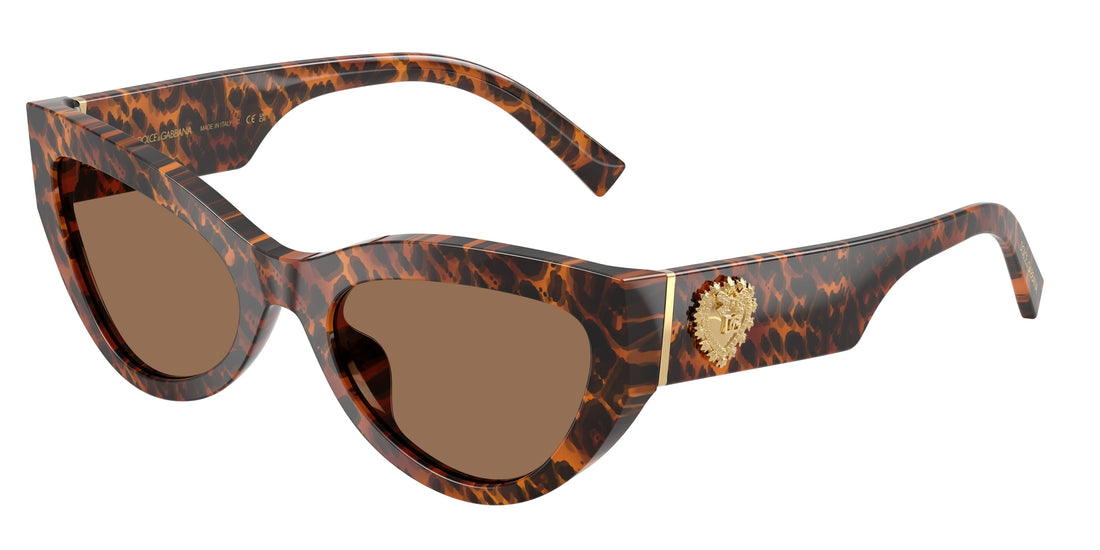 Occhiali da sole dolce & gabbana dg4536 347073 marron cat eye femenino taglia 55mm - Vista principale
