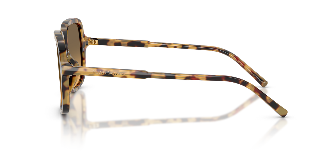 Óculos de sol dolce & gabbana dg4539 512/11 havana square femenino tamanho 55mm - Vista de detalhe