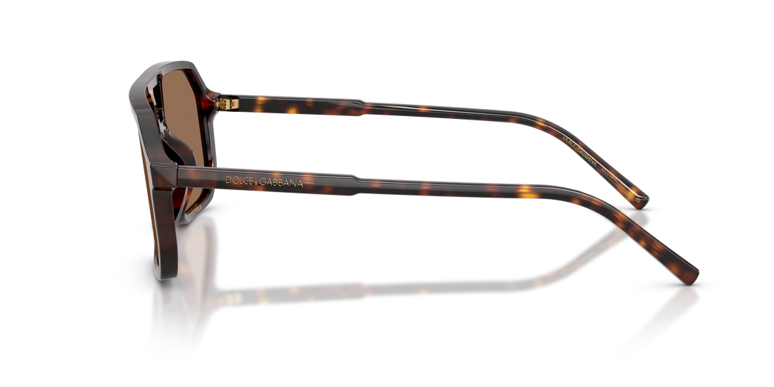 Sonnenbrillen dolce & gabbana dg4541 502/73 havana pilot unisex größe 59mm - Detailansicht