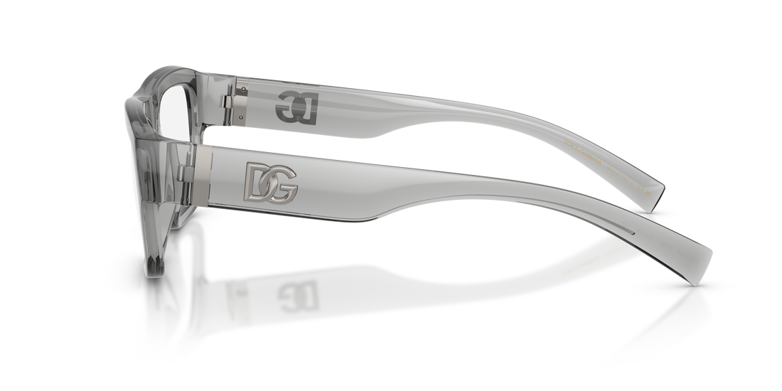 Prescription glasses dolce & gabbana dg5114 3160 gris rectangular masculino size 57mm - Detailed view