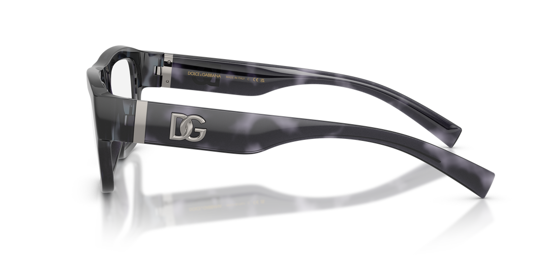 Prescription glasses dolce & gabbana dg5114 3443 azul rectangular masculino size 55mm - Detailed view