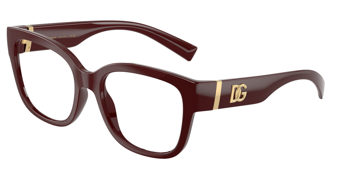 Prescription glasses dolce & gabbana dg5115 3091 rojo butterfly femenino size 55mm - Main view