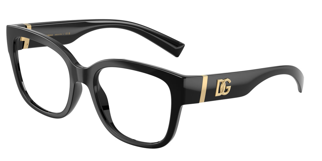 Prescription glasses dolce & gabbana dg5115 501 negro butterfly femenino size 53mm - Main view