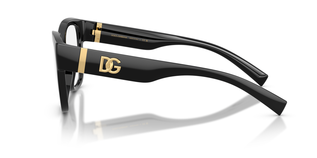 Prescription glasses dolce & gabbana dg5115 501 negro butterfly femenino size 55mm - Detailed view