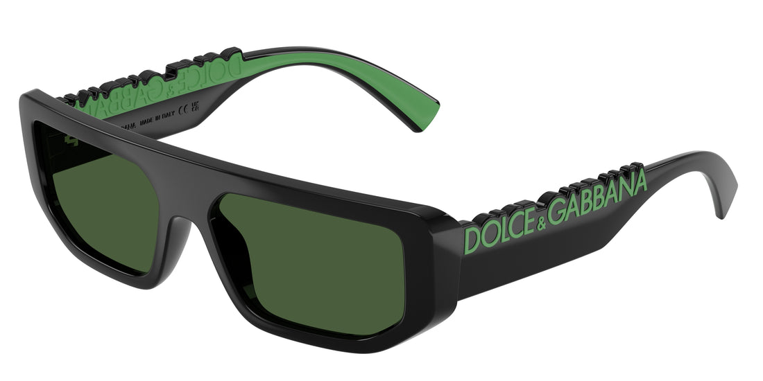 Occhiali da sole dolce & gabbana dg6203 501/71 negro rectangular unisex taglia 56mm - Vista principale
