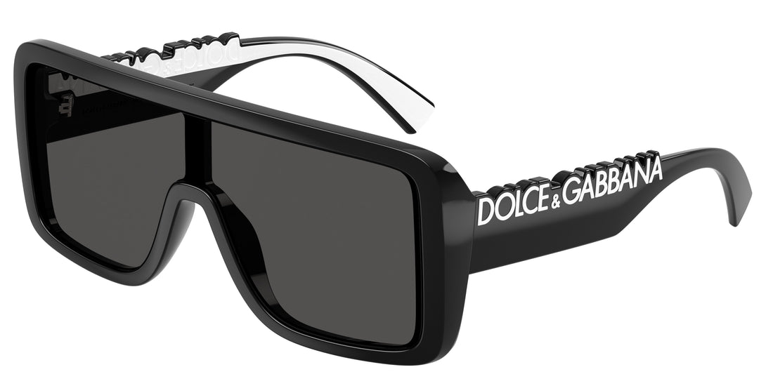 Sonnenbrillen dolce & gabbana dg6204 501/87 negro rectangular unisex größe 34mm - Hauptansicht