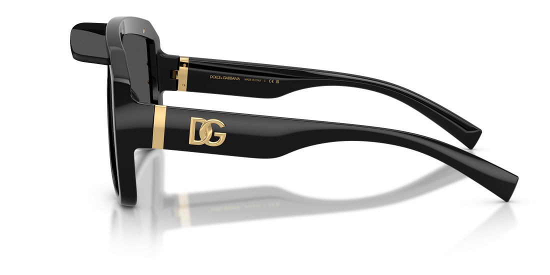 Gafas de sol dolce & gabbana dg6205 501/87 negro pilot unisex talla 37mm - Vista de detalle