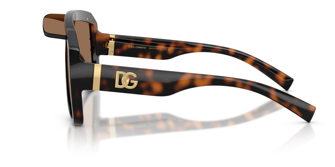 Sonnenbrillen dolce & gabbana dg6205 502/73 havana pilot unisex größe 37mm - Detailansicht