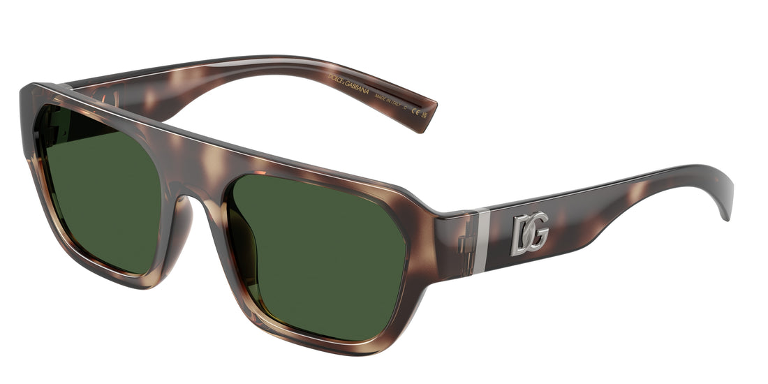 Lunettes de soleil dolce & gabbana dg6206 344482 marron square masculino taille 54mm - Vue principale