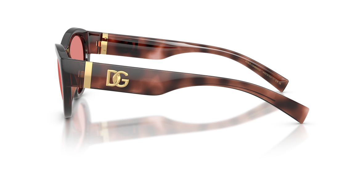 Lunettes de soleil dolce & gabbana dg6207 347684 havana cat eye femenino taille 54mm - Vue détaillée