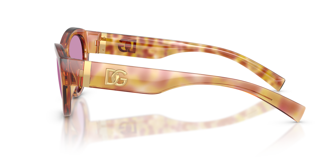Lunettes de soleil dolce & gabbana dg6207 34771a violeta cat eye femenino taille 54mm - Vue détaillée