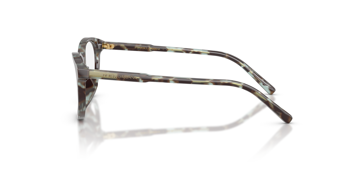 Prescription glasses dolce & gabbana dx3002 3443 azul cat eye infantil size 50mm - Detailed view