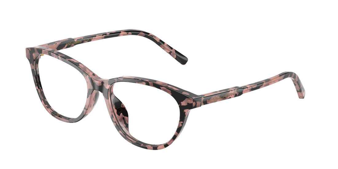 Prescription glasses dolce & gabbana dx3002 3476 havana cat eye infantil size 48mm - Main view