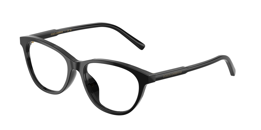 Prescription glasses dolce & gabbana dx3002 501 negro cat eye infantil size 48mm - Main view