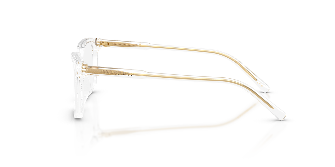 Prescription glasses dolce & gabbana dx3003 3133 transparente square infantil size 49mm - Detailed view