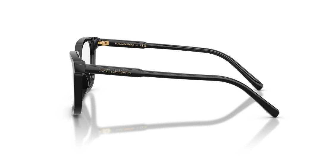 Prescription glasses dolce & gabbana dx3003 501 negro square infantil size 49mm - Detailed view