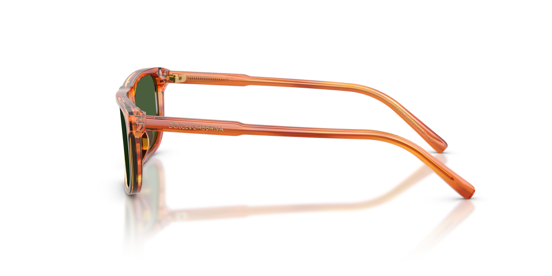 Lunettes de soleil dolce & gabbana dx4009 348371 marron rectangular infantil taille 51mm - Vue détaillée