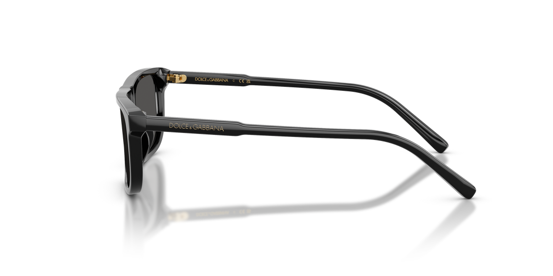 Lunettes de soleil dolce & gabbana dx4009 501/87 negro rectangular infantil taille 51mm - Vue détaillée